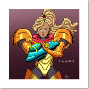 Melanated Samus Posters and Art